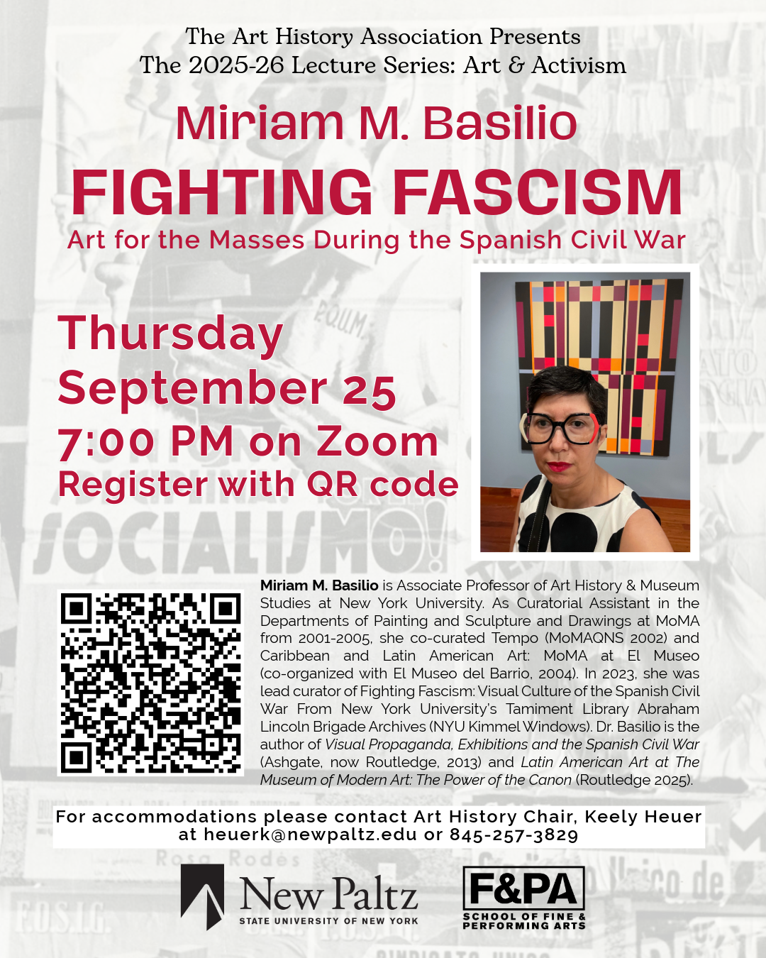 Flyer for Fighting Fascism: Art for the Masses During the Spanish Civil War
